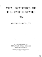 Vital Statistics of the United States 1982 Volume INatality