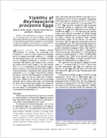 Viability of Baylisascaris procyonis Eggs