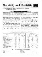Morbidity and Mortality Weekly Report Vol 11 No 26 for Release July 6 1962