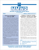 MMWR Morbidity and Mortality Weekly Report Vol 57 No 4 February 1 2008