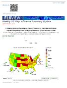 FluView Weekly US Map Influenza Summary Update