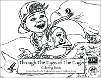 Through the Eyes of the Eagle Coloring Book