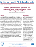 Patterns of mammography pap smear and colorectal cancer screening services among women aged 45 and over