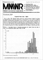 Morbidity and Mortality Weekly Report MMWR May 29 1981  Vol 30  No 20