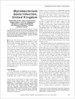 Mycobacterium bovis Infection United Kingdom