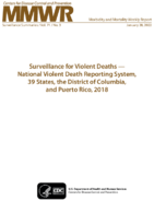 Morbidity and Mortality Weekly Report MMWR Surveillance Summaries January 2022  Vol 71  No SS3