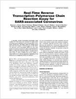 RealTime Reverse TranscriptionPolymerase Chain Reaction Assay for SARSassociated Coronavirus
