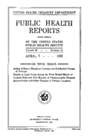 Public Health Reports  v 48 no 14  cover