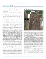 Notes From the Field Death of a Farm Worker After Exposure to Manure Gas in an Open Air Environment  Wisconsin August 2016