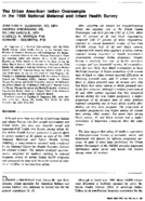 The urban American Indian oversample in the 1988 National Maternal and Infant Health Survey