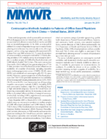 MMWR Morbidity and Mortality Weekly Report Vol 60 No 1 January 14 2011