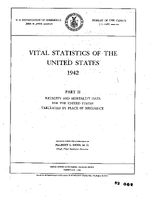 Vital Statistics of the United States 1942 Part II