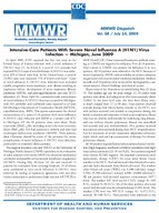 MMWR Morbidity and Mortality Weekly Report Dispatch  Vol 58 July 10 2009