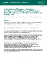A Comparison of Emergency Department Visit Data from the National Hospital Ambulatory Medical Care Survey and the National Hospital Care Survey 2020