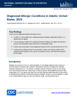 Diagnosed Allergic Conditions in Adults United States 2024