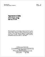 Hypertension in adults 2574 years United States 19711975
