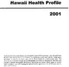 Hawaii Health Profile 2001