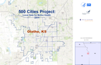 500 Cities Project Local Data for Better Health 2014 Olathe KS