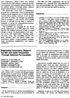 Improving community support for HIV and AIDS prevention through national partnerships