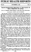 Weekly Reports for NOVEMBER 6 1936