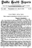 Public health reports  v 13 no 20 May 20 1898