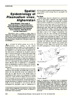 Spatial Epidemiology of Plasmodium vivax Afghanistan