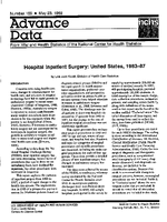Hospital Inpatient Surgery United States 198387