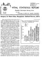 Surgery in shortstay hospitals  United States 1973