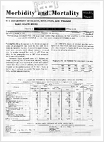 Morbidity and Mortality Weekly Report Vol 11 No 39 for Release October 5 1962