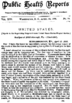 Public health reports  v 12 no 16 April 22 1898