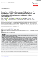 Biomarkers of Kidney Function and Injury Across Fire Seasons and During a MidSeason Fire Incident in the Wildland Firefighter Exposure and Health Effect WFFEHE Study