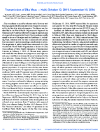 Transmission of Zika Virus  Haiti October 12 2015September 10 2016
