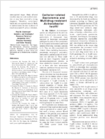Catheterrelated Bacteremia and Multidrugresistant Acinetobacter lwoffii