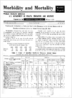 Morbidity and Mortality Weekly Report Vol 10 No 30 for Release August 4 1961