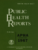 Public Health Reports  v 83  no 3  cover