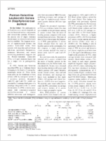 PantonValentine Leukocidin Genes in Staphylococcus aureus