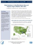 State Variations in Infant Mortality by Race and Hispanic Origin of Mother 20132015