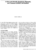 Is Early And Periodic Screening Diagnosis And Treatment Epsdt Worthwhile