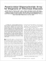 Panmicrobial Oligonucleotide Array for Diagnosis of Infectious Diseases