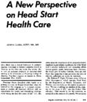 A new perspective on Head Start health care