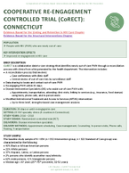 COOPERATIVE REENGAGEMENT CONTROLLED TRIAL CoRECT CONNECTICUT