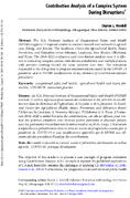 Contribution Analysis of a Complex System During Disruptions
