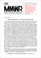 Morbidity and Mortality Weekly Report MMWR January 14 1994  Vol 43  No 1