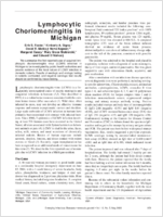 Lymphocytic Choriomeningitis in Michigan