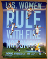 US women rule with fire not smoke Smoking who needs it