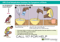 ORS Oral Rehydration Solution for Symptoms of Ebola Call 117 for Help 1 Liter version 2015