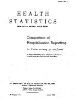 Comparison of hospitalization reporting in three survey procedures