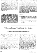 Tularemia from a wood rat in New Mexico