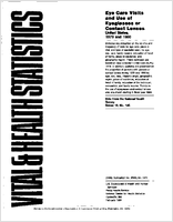 Eye care visits and use of eyeglasses or contact lenses United States 1979 and 1980