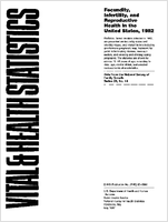 Fecundity infertility and reproductive health in the United States 1982